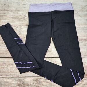 Lululemon Womens Size 6 Black Leggings Compression Pants Active Yoga Athleisure